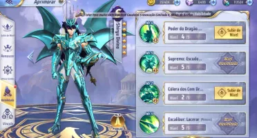 Conta Saint Seiya lvl65