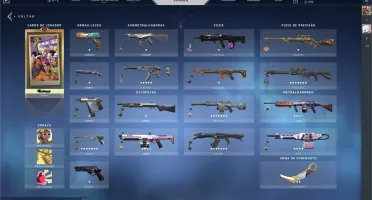 CONTA VALORANT COM VARIAS SKINS/FACAS (Aceito Propostas)