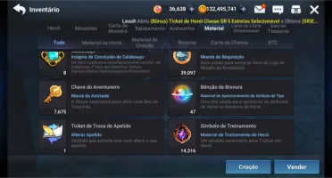 grand Chase mobile BR nv 88 493K PB 35K GEMAS 100KK GOLD