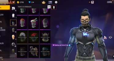 Conta de free fire rara