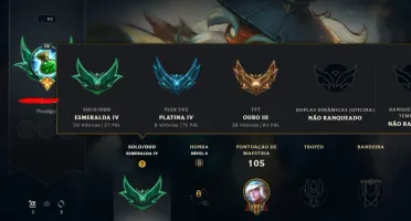 Conta Lol Esmeralda 4