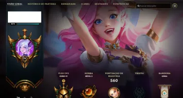 Conta LoL 76 Skins + Honra 5 + Ouro 4