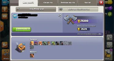 Vila Clash os Clans CV 10 Recente, vila muito boa