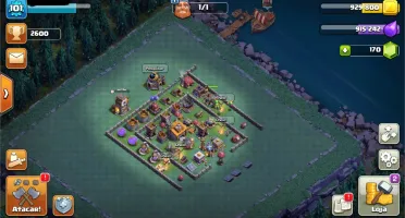 Vila Clash os Clans CV 10 Recente, vila muito boa
