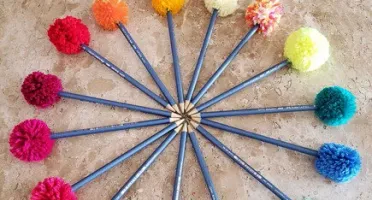 Lápis Pompom