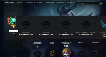 Unranked com 125 Champs e 43 Skins + Kayle Juiza