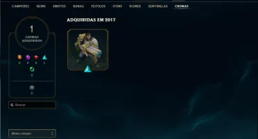 Unranked com 125 Champs e 43 Skins + Kayle Juiza