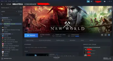 Conta New World leia a descrição !