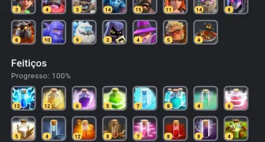 Conta CV 18 Clash of Clans - Praticamente FULL