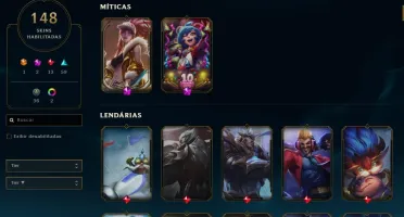 Conta lvl 314, Platina, 148Skins