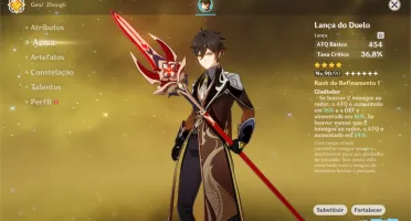 Conta Genshin Impact AR51 America Bem UPADA