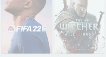 CONTA ORIGIN COM FIFA 22 E THE WITCHER 3