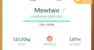 Conta Pokémon Go Level 40-41 - Mewtwo Luck Purificado