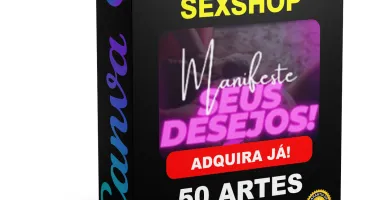 Pack Canva Sexshop - 50 Artes Editáveis