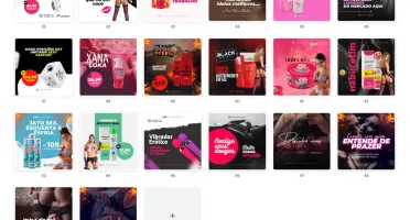 Pack Canva Sexshop - 50 Artes Editáveis