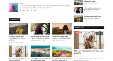Varient - News & Magazine Source Script PHP