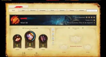 Conta League of Legends - LvL 30 - 26 Champs + 20 Skins - Un