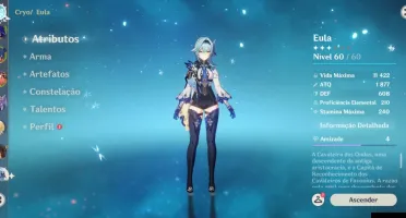 Eula+Ayaka+Raiden e Tartaglia