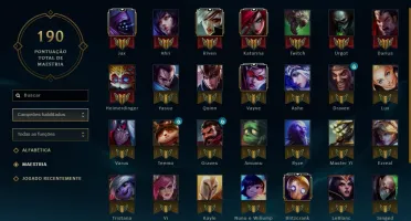 Conta League Of Legends Platina 3