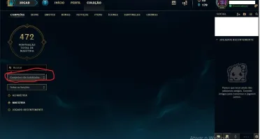 Conta LOL - Todos os Campeões, 80 skins + 472 de Maestria