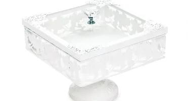 Bandeja de Metal com Pedestal - M, G ou GG
