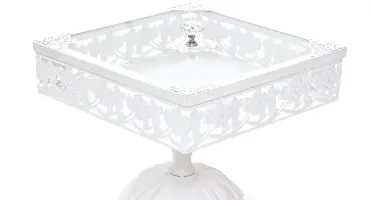 Bandeja de Metal com Pedestal - M, G ou GG