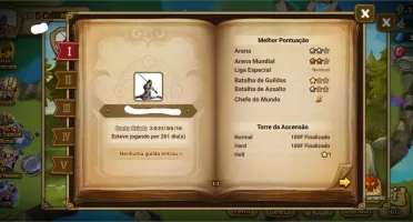 Conta iniciante Summoners war C/ Skin druida todos elementos