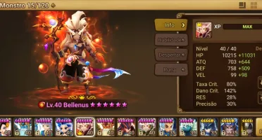 Conta iniciante Summoners war C/ Skin druida todos elementos