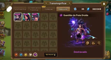 Conta iniciante Summoners war C/ Skin druida todos elementos