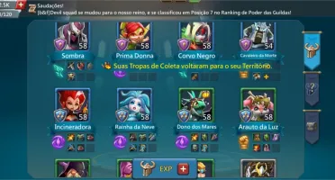 Conta Lords Mobile