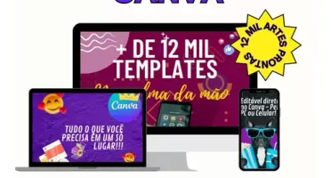 + 12 MIL Artes Editáveis do Canva