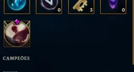 Conta gold 5 com borda, 85 campeões, 25 skins