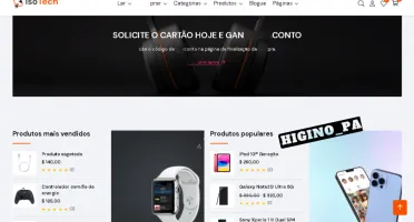 Tema Shopify Isotech - Loja De Eletrônico + Atualizações