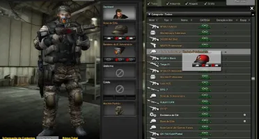 Conta Combat Arms TNC¹ + Alt. de nome + Armas permanentes