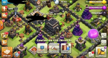 Clash of clans CV 9 full e barato
