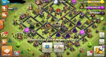Clash of clans CV 9 full e barato