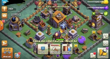 Clash of clans CV 9 full e barato