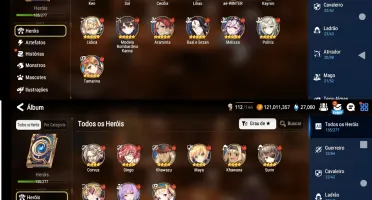 Conta Epic 7 Seven Lv 69 com 27k+ Skystone