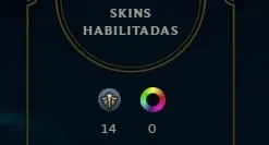 V> ACC LOL 57 Skins 2 miticas / faltam apenas 6 champions P5