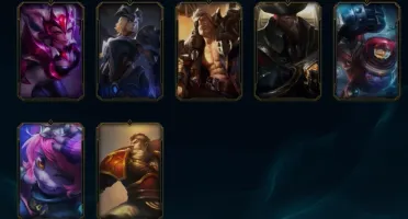 V> ACC LOL 57 Skins 2 miticas / faltam apenas 6 champions P5