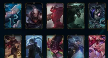 V> ACC LOL 57 Skins 2 miticas / faltam apenas 6 champions P5