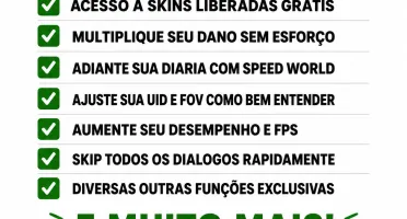 Hack Zenless Zone Zero 3.1 โ
SKINS LIBERADAS, INDETECTAVEL!