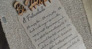 Caixa Decorativa Felicidade