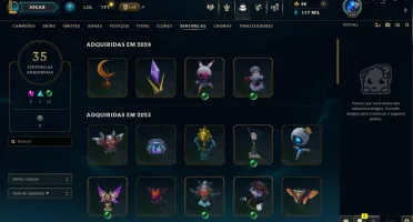 Conta League Of Legends Level 653. 170 Skins Todos Champions