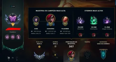 Conta De Lol Com 1Kk De Katarina Atual Passe