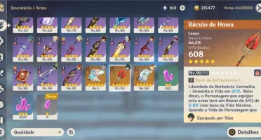 AR 56 11 5* + 3 Armas 5* tiro 70 do 50/50 +40 tiros na bag