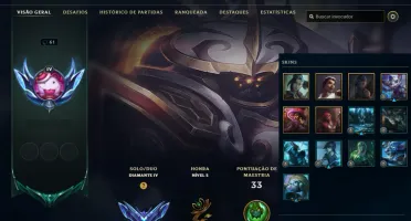 Conta smurf DIAMANTE IV (e-mail não confirmado)