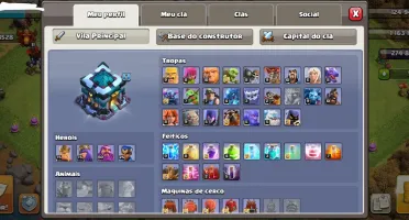 Clash of clans - CV 13 TOP quase full