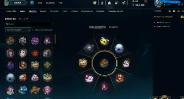 Conta League of Legends atualmente Esmeralda 3