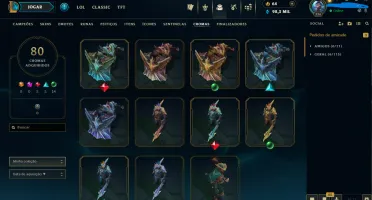Conta League of Legends atualmente Esmeralda 3
